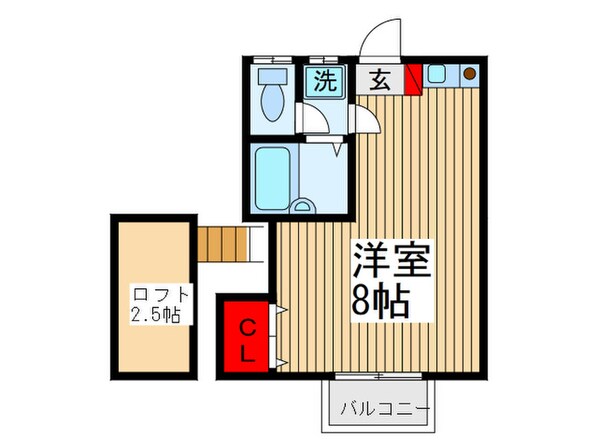 ハイツアサミの物件間取画像